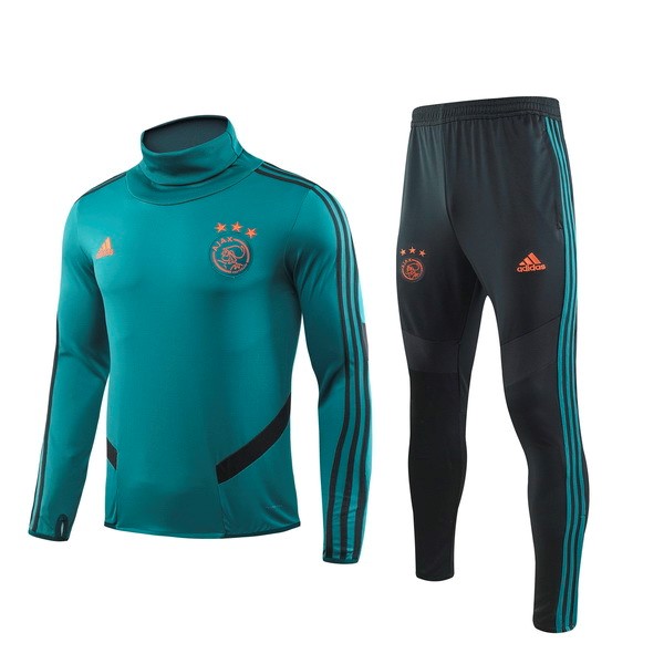 Trainingsanzug Ajax 2019-20 Grün Schwarz Orange Fussballtrikots Günstig